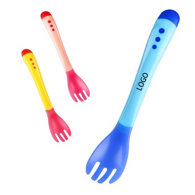 Heat-Sensing Fork For Baby