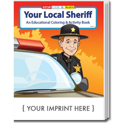 Your Local Sheriff Coloring Book Fun Pack