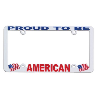 Full View Hi-Impact 3D License Plate Frame