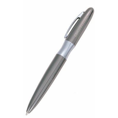 Gunmetal Gray Two-In-One Stylus and Ballpoint Pen