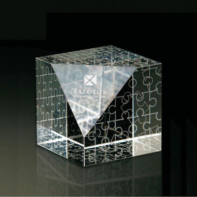 Crystal Puzzled Optical Crystal Award