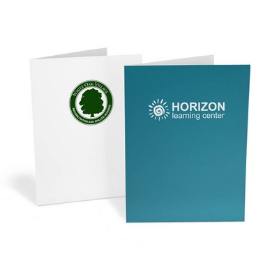 Ink Printed Pocket Folder-Standard White Paper