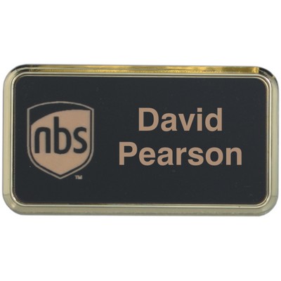 Name Badge in Black Badge Frame