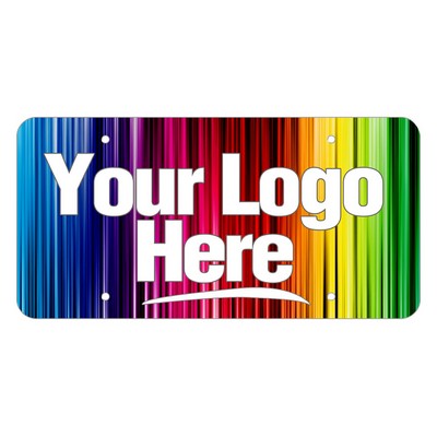 .030 Full Color Digital Matte Plastic Poly-Ad License Plates