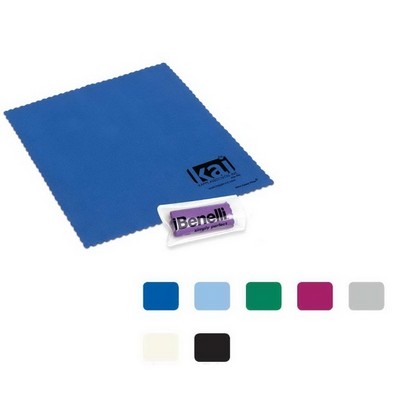 Premium Opper Fiber® Cloth In Vinyl Pop Pouch® (6"x 6") - 1 Color