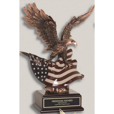 8" Resin Eagle Head Award