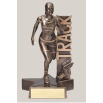 8.5" Female Track Billboard Resin Series Trophy