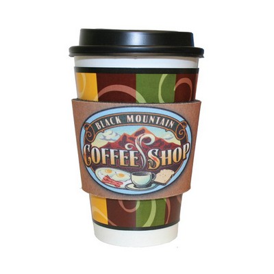 Premium Full Color Dye Sublimation Collapsible Foam Coffee Wrap Insulator