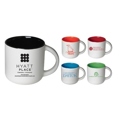 14 Ounce White Matte Mug