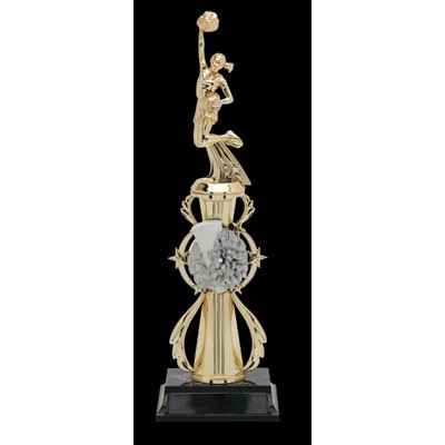 Cheerleading Riser Trophy 13" Tall