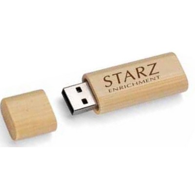 3.0 Bamboo USB Flash Drive w/Key Chain (32 GB)