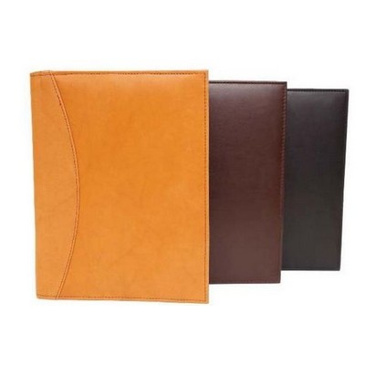 Ashlin® Designer Peterborough Refillable Georgio Napa Leather Cover w/Journal/Pocket/Pen Loop