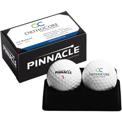 Pinnacle Rush 2- Golf Ball Business Card Box