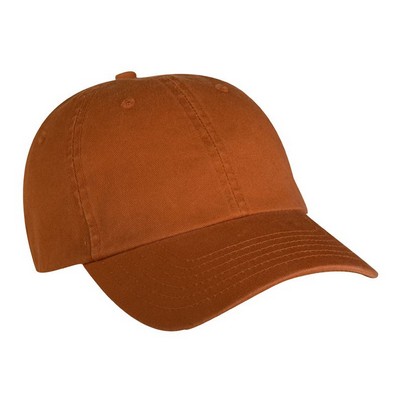 Rust Orange Laundered Chino Twill Fashion Cap