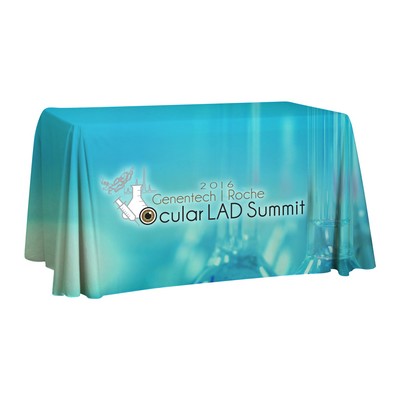 4' Table Throw, Full-Color Dye-Sublimation, Sewing