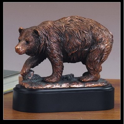 Standing Grizzly Bear, 7"W x 6"H