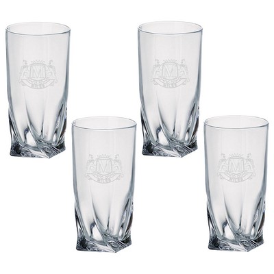 Set of Four Westgate Quadro Highball (12 Oz.)