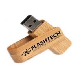 Rotate Wood USB Drive