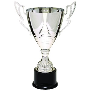 Silver Thunder Metal Trophy Cup 15"H