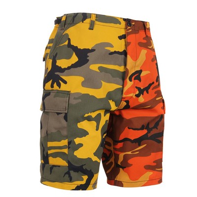 Stinger Yellow/Savage Orange Two-Tone Camo BDU Short (XS to XL)