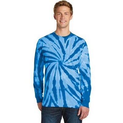 Port & Company® Long Sleeve Tie-Dye Tee Shirt