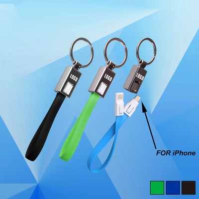 Charging Cable with Key Ring