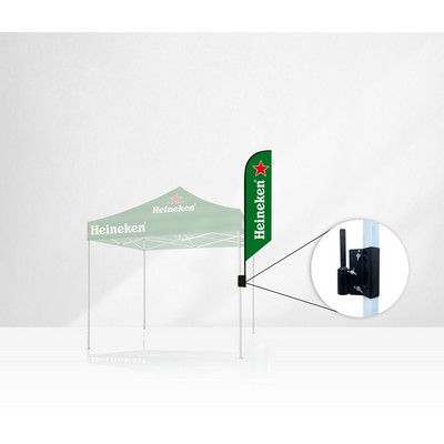 8' Medium Tent Banner Kit w/ Double Sided Imprint