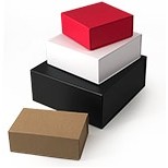 Peel-n-Stick Matte Finish Magnetic Gift Box (7 5/8"x7 5/8"x3")