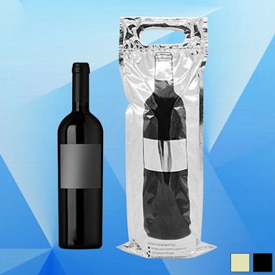 Portable PET With Foil Insulated Wine Hot/Cold Bags