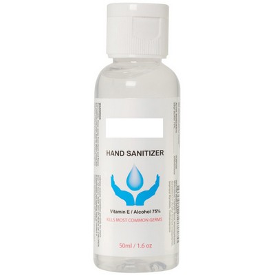 1.60 Oz Antibacterial Hand Sanitizer Gel 75% Alcohol (Blank )