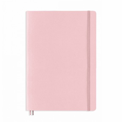 A5 Medium Softcover Notebook - Powder Pink, Ruled Pages