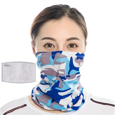 Filter Pocket Sublimation Neck Gaiter Bandana