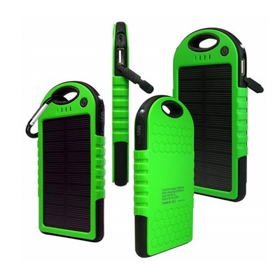 Dunning 4000mAh Solar Power Bank - UL Certified