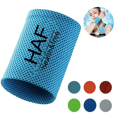 Fitness Sports Sweat Absorbent Polyester Wristband