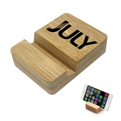 Bamboo Cell Phone Stand