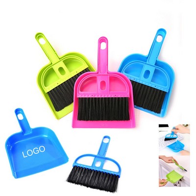 Plastic Mini Desk Broom and Dustpan Set