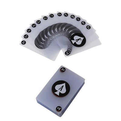 Waterproof Transparent Poker Cards