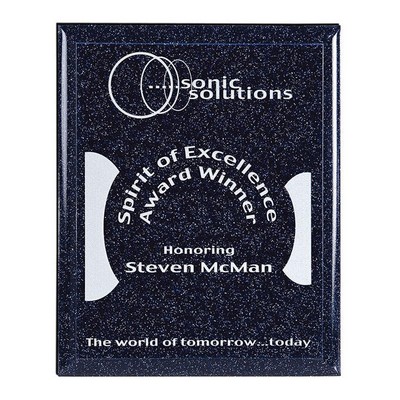 Granite Plaque 12x15 Sapphire Seas