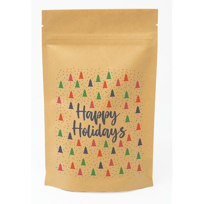 Bold Christmas Trees Predesigned Kraft Barrier Pouch 5" W x 8" H x 2.5" D