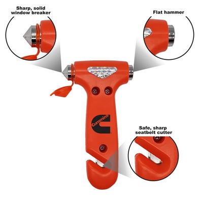 Emergency Window Hammer/Seat Belt Cutter