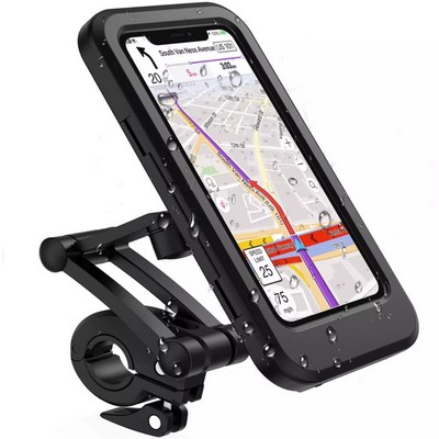 Adjustable Waterproof Motorcycle Bicycle Phone Holder