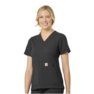 Carhartt® Women's Rugged Flex® Modern Fit 4-Pocket V-Neck Top