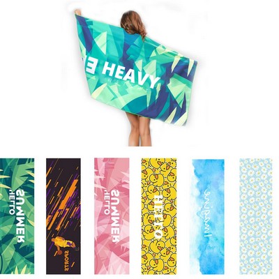 Full Color Beach Towel