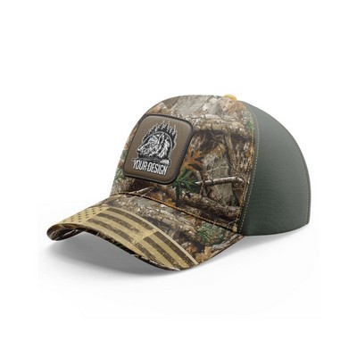 Realtree® 5 Panel Baseball Cap w/ Matching Visor Snapback