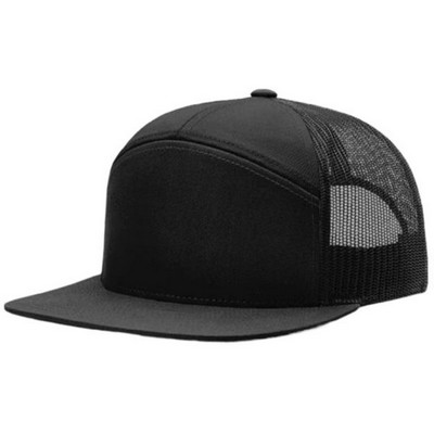 Breathable Flat Brim Cap