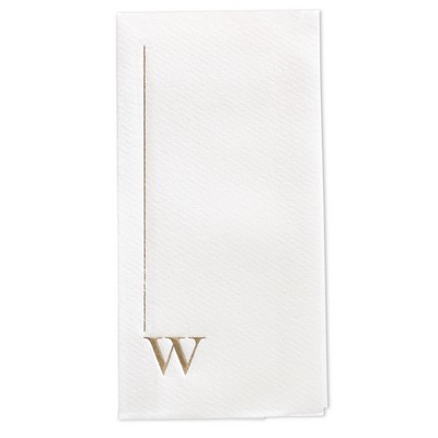 Initially Simple Premium Guest Towel w/uncoined Edge (White)