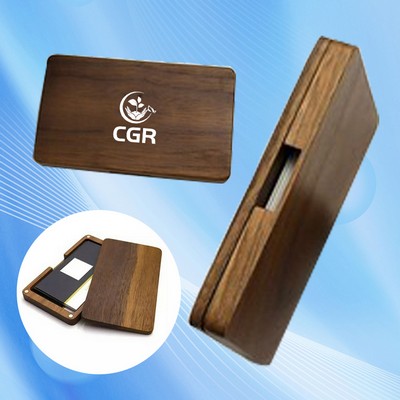 Wooden Desk Card Display