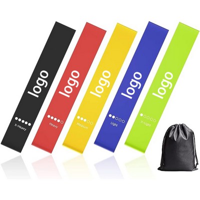 Exercise Bands With Cloth Bag