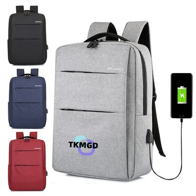 USB Charging Port Laptop Backpack