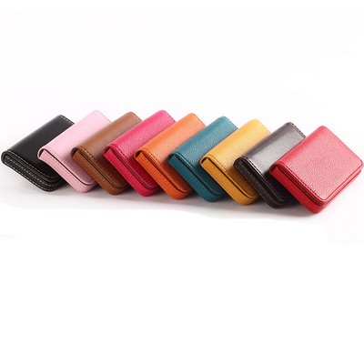 Business Name Card Holder Luxury PU Leather